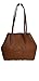 Etienne Aigner Bombe A Leather Tote - Toffee