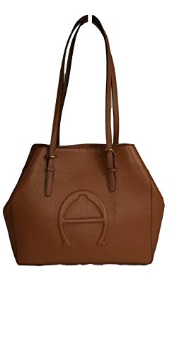 Etienne Aigner Bombe A Leather Tote - Toffee