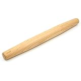 Bamber Wood French Rolling Pins for Baking, Tapered Dough Roller, Non-stick, Easy to Handle, Eco-friendly and Safe, Sleek and Sturdy - (17-1/3 Inch by 1-4/5 Inch)