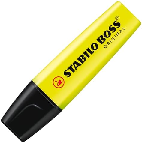 Marcadores da marca STABILO modelo Surligneur Stabilo Boss pointe biseautée assortis bolso de 6