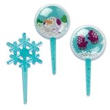Snowglobe and Snowflake Picks