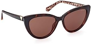 Guess GU521152E56 Cat Eye Shape Full Rim Sunglasses for Women, 56