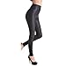 Diamond Candy Women's Faux Leather High Waisted Leggings 20 Colors