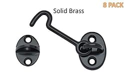 QCAA Forged Brass Cabin Hook Latch