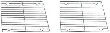 Cooling Racks Oven Safe Steel Baking Cake Cookies Cooling Rack Half Sheet 9cm X 13cm 1 Pack of 2 Pcs