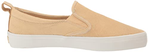 SPERRY WOMEN’S CREST TWIN GORE LEATHER SNEAKER, CHAMOMILE, 5