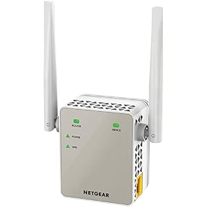 NETGEAR EX6120 Ripetitore WiFi AC1200 Mbps, 1 Porta Gigabit Ethernet, WiFi Potente per Casa, Amplificatore WiFi Extender, WiFi Booster, Compatibile con Tutti i Box Internet