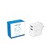 ABTOR 2.1A Dual USB Charger with 2-Port and Foldable Plug for iPhone 7/7 plus/SE/6S/6S plus/6/6 plus/ iPad Air 2 / mini 3/Google Pixel/Galaxy S7/Galaxy S7 Edge/LG G5 and More (1Pack,White)