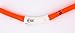Floppy Ears Design USB Rechargeable LED Light-Up Safety Neck Loop, One Size fits Dogs 13” to 24”, Orange