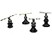 Sinocles 2019 New Creative Desk Decor Sculpture Set,4 in 1 Magnetic Stress Relief Fidget Toys, Art Balance Rotating Toys with Metal Base for Home Office Desk Decoration
