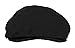 Men's Cotton Summer Newsboy Golf Ivy Classic Cap Hat (Black)