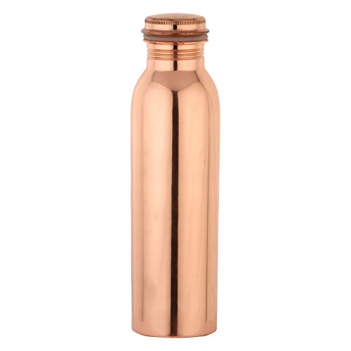 Zap Impex Pure Copper Water Bottle for Ayurvedic Health Benefits Joint Leak Proof