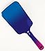 Large Square Paddle Brush by Better Beauty Products, Ombre Tricolor Chrome Finish, Detangling Brush, Professional Salon Brush, with Lavender Tipped Quills and Long Handle