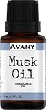 Avany 100% Pure Egyptian Musk Oil Uncut Roll on Perfume Alcohol Free Genuine Fragrance