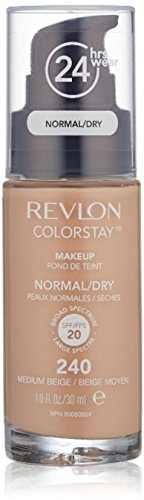 Revlon Colorstay for Normal/Dry Skin Makeup, Medium Beige 1 oz (Pack of 3)