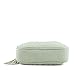 Simple Shoulder Crossbody Bag With Metal Chain Strap And Tassel Top Zipper (Lt Grey)