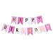 Happy Birthday Cake Topper, With Happy Birthday Banner 1st 30th 40th 50th 60th 70th Birthday