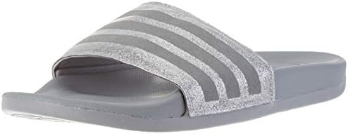 adilette comfort slides grey three