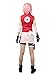 CosFantasy Japan Anime Cosplay Shippuden Haruno Sakura Costume mp000132 (Women XXL)