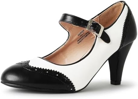 Adams Kym Mary Jane Shoes Women Oxford Pumps Cute Low Kitten