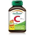 Jamieson Vitamin C Chewable 500 mg - Citrus Fruit, 120 tabs Bonus