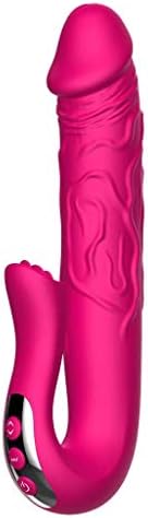 NNUIBY Multifunction Rotating Vibrantors with 10 Modes,Personal Mssager Toy for Women,Silent,Red