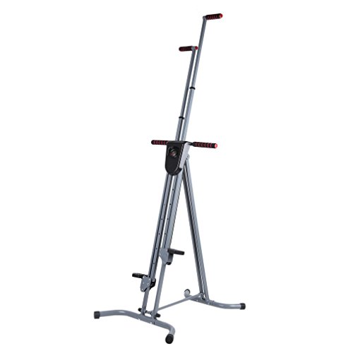 Belovedkai Vertical Climber, Stair Climber Climbing Exercise Machine With Digital Display (Dark Grey Model 1)