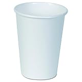 Dixie 12 oz. Paper Hot Coffee Cup by GP PRO (Georgia-Pacific), White, 2342W, 1,000 Count (50 Cups Per Sleeve, 20 Sleeves Per Case)