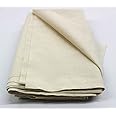 Mybecca 100% Cotton Muslin Fabric/Textile Unbleached, Draping Fabric Wide: 63 inch Natural 2-Yards (5.25 Feet x 6 Feet)(63" x 72")