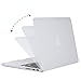 Mosiso Plastic Hard Case Cover Only for MacBook Pro 13 Inch with Retina Display No CD-ROM (A1502/A1425, Version 2015/2014/2013/end 2012), White