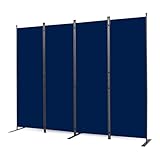CHOSENM Room Divider, 4 Panel Folding Privacy