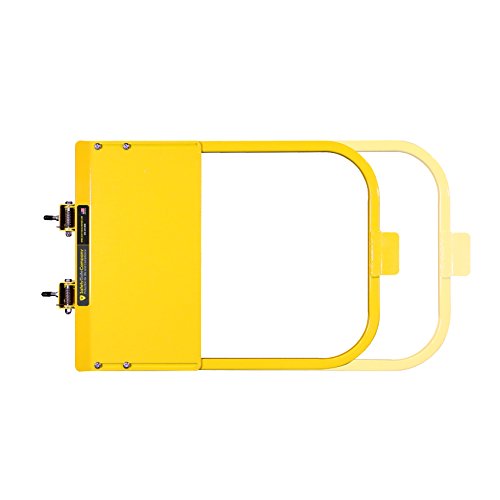 Safety Gate Company Self-Closing Yellow Safety Gate For Flat Bar or Wall Mount 26-32