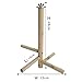 Woopets Bird Perch, Parrot Birdcage Stand Natural Toys Natural Wooden Activity Branches Climbing Stairs for Conure Parakeet Budgie Cockatiels Lovebirdsthumb 3