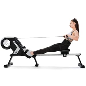 Magnetic-Rowing-Machine-for-Indoor-Home-Resistance-Rowing-Machine-with-Fodable-Design-8-Level-Adjustable-Resistance-Transport-Wheels-Advanced-Driving-Belt-SystemFit-for-Cardio-Strength-Training Magnetic Rowing Machine for Indoor Home, Resistance Rowing Machine with Fodable Design, 8-Level Adjustable Resistance, Transport Wheels, Advanced Driving Belt System,Fit for Cardio & Strength Training