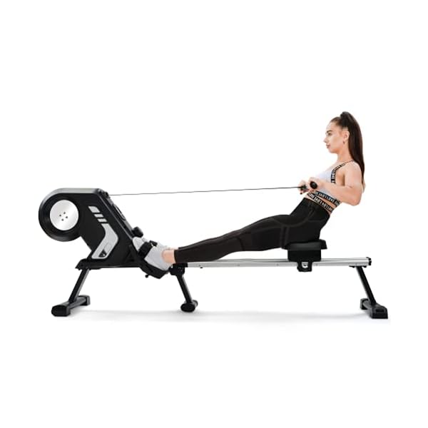 Magnetic-Rowing-Machine-for-Indoor-Home-Resistance-Rowing-Machine-with-Fodable-Design-8-Level-Adjustable-Resistance-Transport-Wheels-Advanced-Driving-Belt-SystemFit-for-Cardio-Strength-Training Magnetic Rowing Machine for Indoor Home, Resistance Rowing Machine with Fodable Design, 8-Level Adjustable Resistance, Transport Wheels, Advanced Driving Belt System,Fit for Cardio & Strength Training