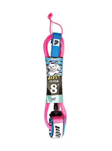 Catch Surf Beater 8' Leash, Pink/Blue