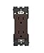 Leviton RER15-WB Renu Tamper-Resistant Outlet, 15-Amp, 125VAC, Walnut Bark