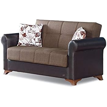 Amazon.com: BEYAN LS Bergen Modern Two-Tone Living Room Convertible