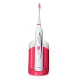 Smile 365 Ion-Sonic Rechargeable Toothbrush with Two Brush Heads (Pink)