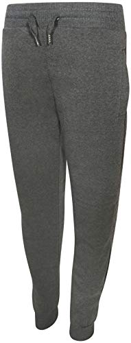 RANGE Boys Basic Solid Fleece Jogger Active Pants with Pockets, Charcoal, Size Medium / 10-12'