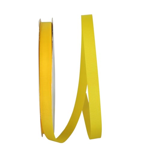 Reliant Ribbon Grosgrain Allure Ribbon, 5/8 Inch X 100 Yards, Yellow