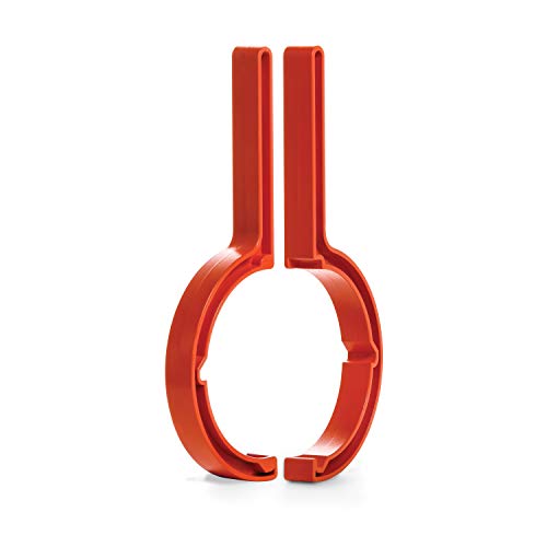 Camco Rhinoflex RV Sewer Fitting Wrench Set- Helps You Grip and Loosen or Tighten Swivel Fittings with Ease!| Lightweight and Durable Design |Includes Two Wrenches - (39758)
