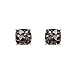 Humble Chic Women's Faceted Square Studs - Cushion Cut Large Jewel Statement Post Earrings .55