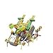 Jungle Robot Toy 208pcs Set, Battery Operated, Compare to Knex Toys, and Build a 3-D robot Figure, That's Sturdy Enough to play with.