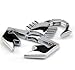 BENZEE B010 Car Styling Emblem Decal Badge Sticker Abarth Fiat Metal Adhesive