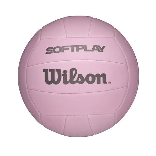 Wilson AVP Soft Play Volleyball, Official Size, Pink