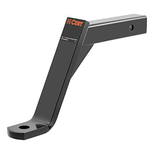 CURT 45110 Class 3 Trailer Hitch Mount, Fits 2 Receiver, 5,000 lbs. GTW, 1 Ball Hole, 10-Inch Drop