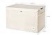 3 Sprouts Large Toy Chest for Kids with Lid and Handles - Collapsible Toy Storage Bin/Trunk/Box/Basket Organizer for Boys & Girls Playroom, Nursery, Whale