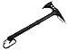 Icetek Sports HF075 Outdoor Camping Hunting Survival Steel Axe with Spike Including Sheath