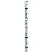 Tatkraft Oscar Extendable Telescopic Shower Curtain Tension Rod, Stainless Steel, 55